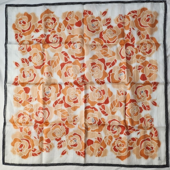 Lanvin Handkerchief Cotton Brandnew Authentic #10 - Picture 2 of 7